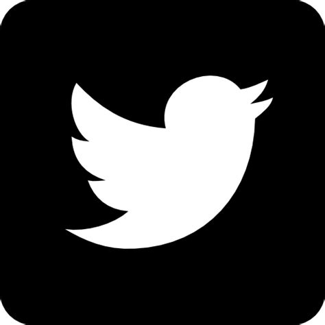 twitter logo aesthetic black.